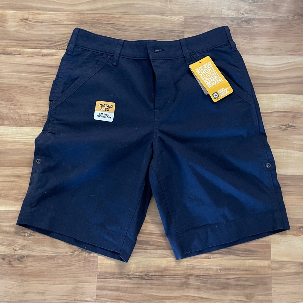 NWT Carhartt original fit rip stop work shorts size 8